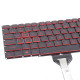 Tastatura Laptop Acer Nitro AN515-55 iluminata rosie conector ingust
