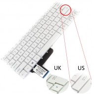 Tastatura Laptop Asus 0KNB0-1103US00 alba