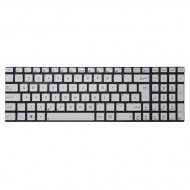 Tastatura Laptop Asus A56CA argintie iluminata layout UK