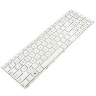 Tastatura Laptop Asus N52JT alba cu rama