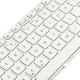 Tastatura Laptop Asus N52JT alba cu rama