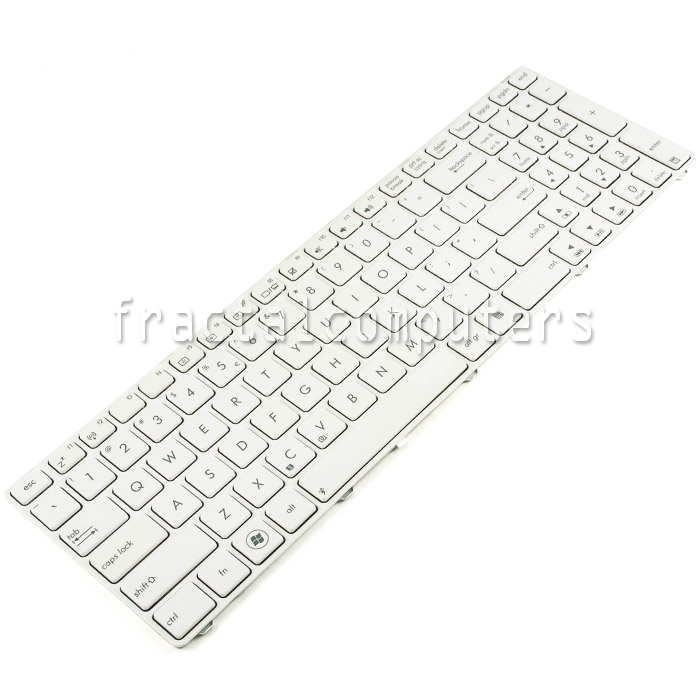Tastatura Laptop Asus N61J alba cu rama