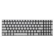 Tastatura Laptop Asus N750 argintie iluminata