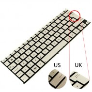 Tastatura Laptop Asus Zenbook UX21 argintie layout UK