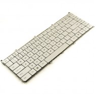 Tastatura Laptop Dell Adamo 9J.N1G82.001 argintie iluminata