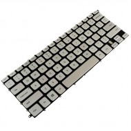 Tastatura Laptop Dell Inspiron 14 7437 argintie iluminata