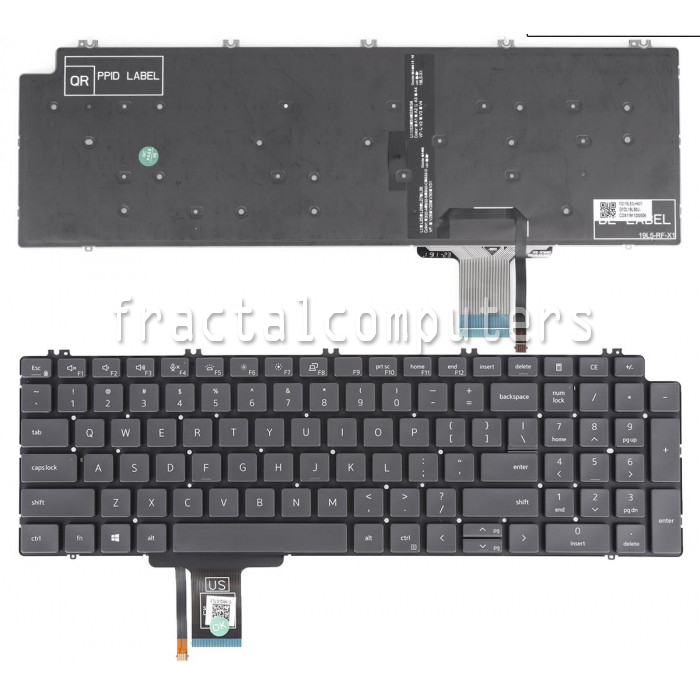 Tastatura Laptop DELL Precision 7750 iluminata