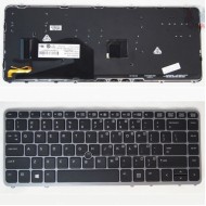 Tastatura Laptop HP 6037B0085703 Cu Rama Argintie Iluminata