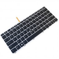 Tastatura Laptop HP EliteBook 720 G3 Iluminata Cu Rama Argintie