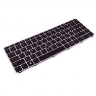 Tastatura Laptop HP EliteBook 836308-001 Cu Rama Argintie Iluminata