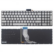 Tastatura Laptop HP Envy 15-AE107NL argintie iluminata