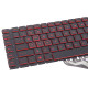 Tastatura Laptop HP Omen 17-CB0050NR iluminata rosie