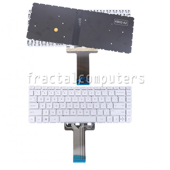 Tastatura Laptop HP Pavilion 14-BK Iluminata Argintie