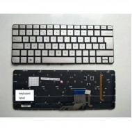 Tastatura Laptop HP Spectre 13-3000 Argintie Iluminata Layout UK