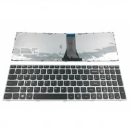 Tastatura Laptop IBM Lenovo Ideapad 300-15IBR cu rama argintie