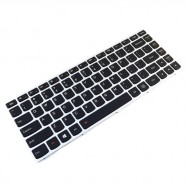 Tastatura Laptop IBM Lenovo S41-35 cu rama argintie iluminata