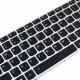 Tastatura Laptop IBM Lenovo S41-35 cu rama argintie iluminata