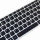 Tastatura Laptop Lenovo 25214517 Cu Rama Argintie Iluminata