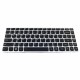 Tastatura Laptop Lenovo 25214541 Cu Rama Argintie Iluminata