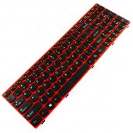 Tastatura Laptop Lenovo Ideapad G590 Cu Rama Rosie