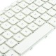 Tastatura Laptop Samsung 0KN0-G31USN1 alba