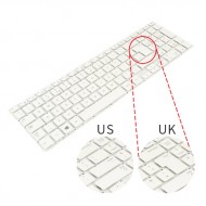 Tastatura Laptop Samsung 450R5G alba layout UK