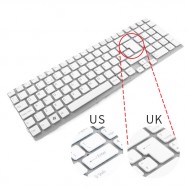 Tastatura Laptop 148793231 alba layout UK