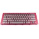 Tastatura Laptop Sony 149264921US iluminata argintie cu rama roz