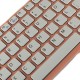 Tastatura Laptop Sony SEHSQ 0U alba cu rama roz