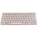 Tastatura Laptop Sony SVE11116FG alba cu rama roz