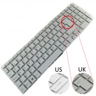 Tastatura Laptop Sony SVF152 alba layout UK