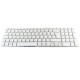 Tastatura Laptop Sony SVF15212CXB alba iluminata layout UK