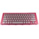 Tastatura Laptop Sony SVF15N iluminata argintie cu rama roz