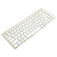 Tastatura Laptop Sony Vaio 148084721 alba cu rama