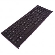 Tastatura Laptop Sony Vaio NSK-SEABF 55010S2B2G0-035-G iluminata cu rama