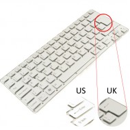Tastatura Laptop Sony Vaio VPC-CA36 alba layout UK
