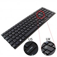 Tastatura Laptop Sony VAIO VPC-EC25FDBJ layout UK
