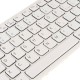Tastatura Laptop Sony VPC-EA27FL alba cu rama