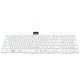 Tastatura Laptop Toshiba 0KN0-2W1UK221319 alba cu rama