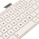 Tastatura Laptop Toshiba 6037B0085002 alba cu rama