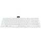 Tastatura Laptop Toshiba L50-A alba cu rama
