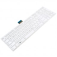 Tastatura Laptop Toshiba L50 alba cu rama