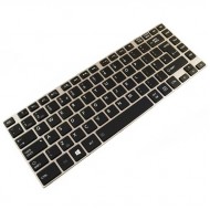 Tastatura Laptop Toshiba Satellite L830-115 iluminata cu rama gri